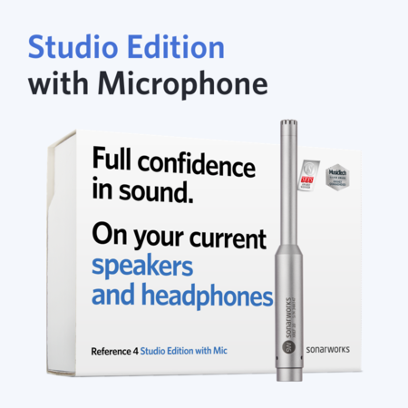 Zeneszerkesztő szoftverek - Sonarworks - Reference 4 Studio mic box