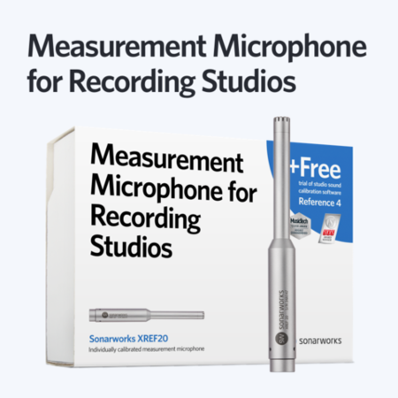 Újdonságok - Sonarworks - Measurement Microphone XREF20