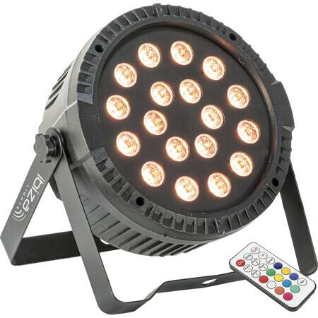 LED Par lámpák - Ibiza Light - ThinPAR 18x1RGB