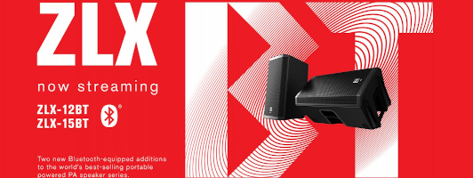 Az Electro-Voice ZLX BT bluetooth hangfalai ideálisak a DJ-k, zenészek, próbatermek és a kisebb klubok számára.