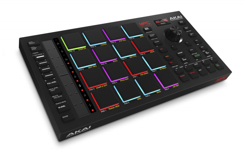 Akai MPC Studio II számítógépes zenekészítő kontroller 16 RGB paddal, színes kijelzővel és érintőszalaggal