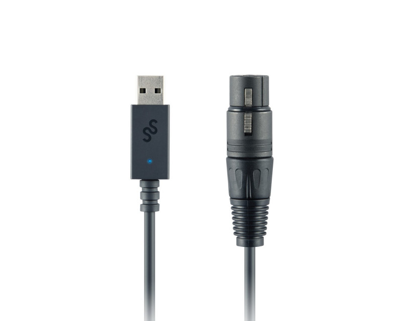 SoundSwitch Micro DMX Interface kompakt USB–DMX interfész egy DMX-univerzum csatlakoztatásához