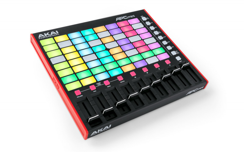Akai APC Mini MK2 Ableton-kontroller 8×8 RGB kliprácscsal és kilenc fizikai faderrel